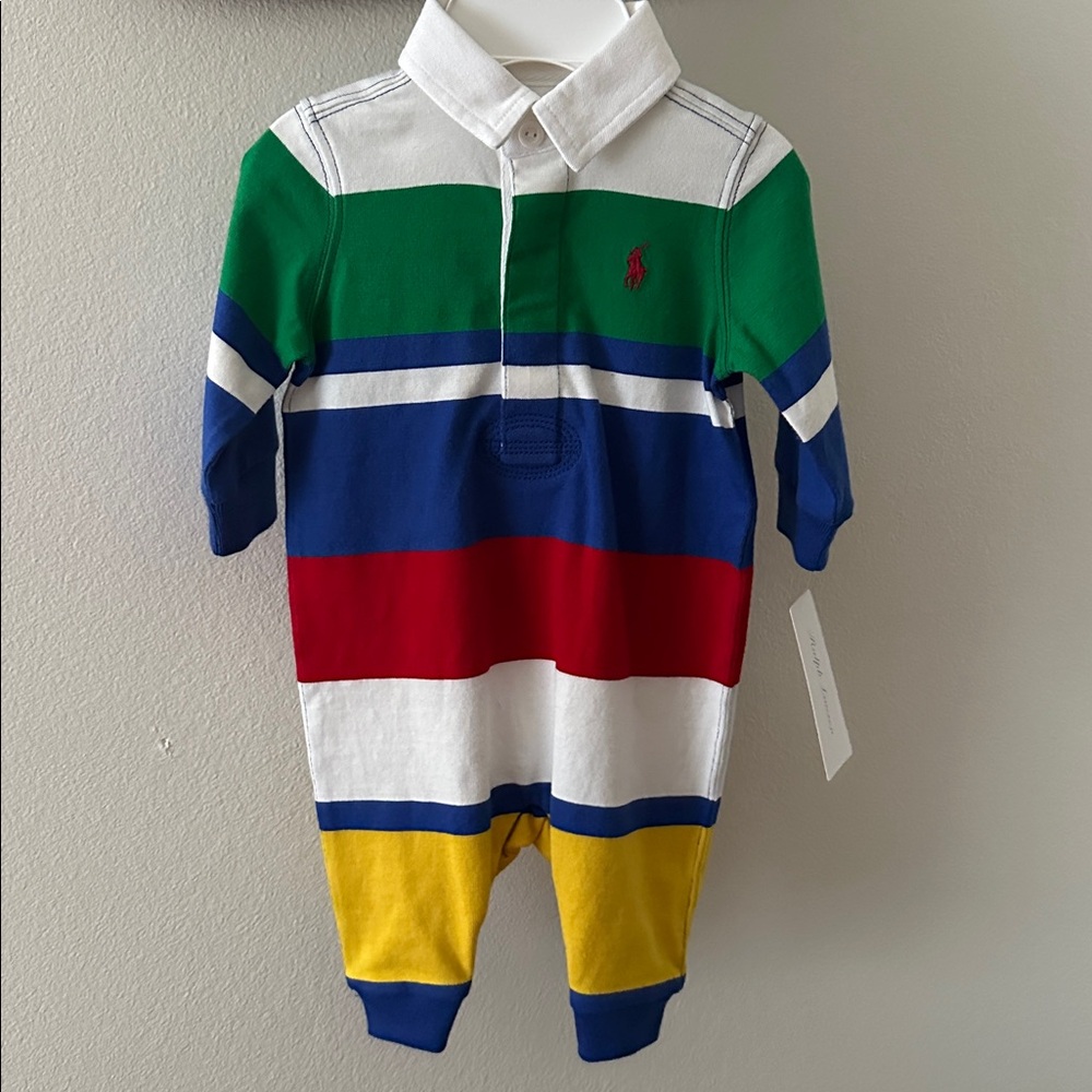 Striped Polo One-Piece by Ralph Lauren (3M)